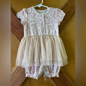 Girls 6-9M juicy couture,romper with tutu